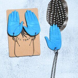 Hand Paper-clay Earrings